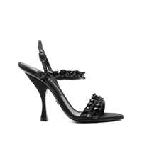 Pantofi cu toc Dolce & Gabbana Embroidered Satin Sandals Femei