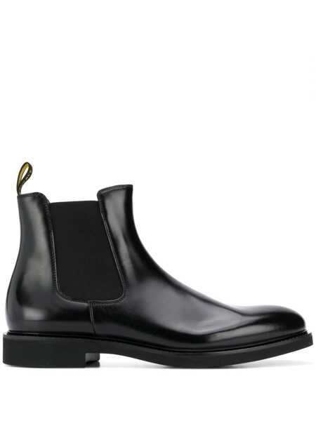 Bocanci Doucals Doucals Leather Ankle Boot Black Barbati (BM 19232358) 1