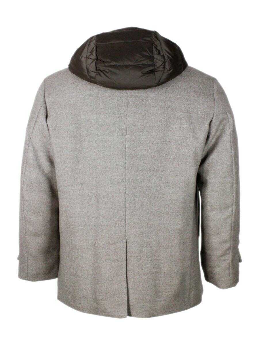 Paltoane Moorer Moorer Coats WHITE Barbati (BM 19232400) 3