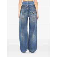 Blugi Dolce & Gabbana Dama - Blugi Dolce & Gabbana Dolce & Gabbana Dolce & Gabbana High Waisted Jeans With Doubled Effect BLUE Femei (BM 19232613) - B-mall.ro