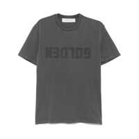 Tricouri Polo Golden Goose Grey Cotton T-Shirt Barbati