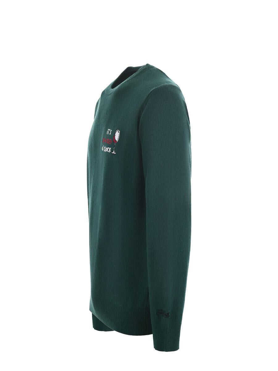 Pulovere Mc2 Saint Barth MC2 Saint Barth  Sweater VERDE INGLESE Barbati (BM 19232853) 2