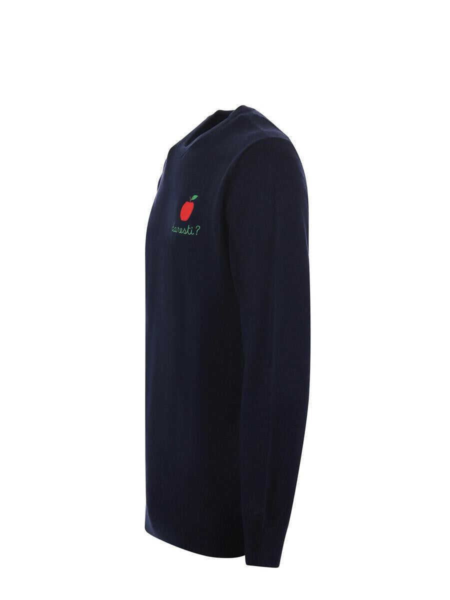 Pulovere Mc2 Saint Barth MC2 Saint Barth  Sweater BLUE Barbati (BM 19232865) 2