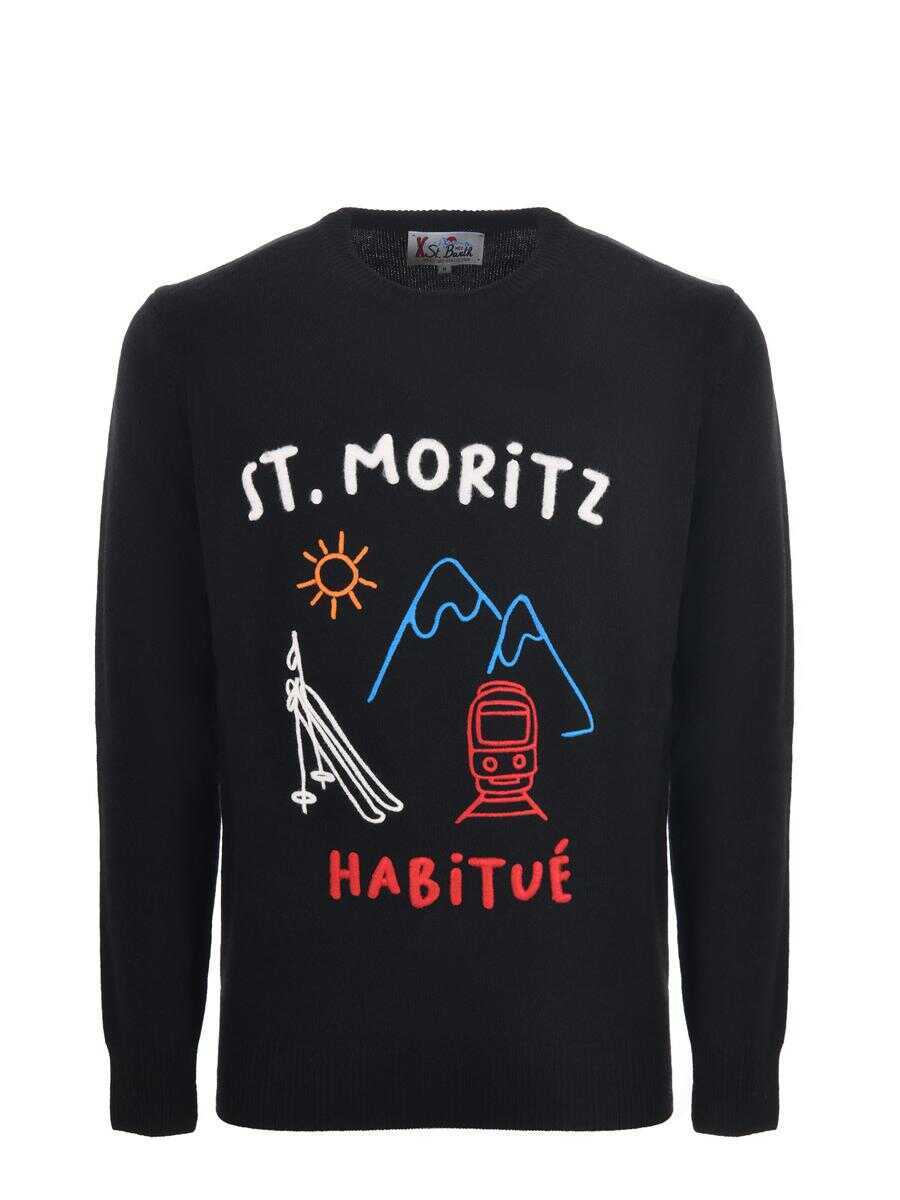 Pulovere Mc2 Saint Barth MC2 Saint Barth  Sweaters Black Barbati (BM 19232877) 1