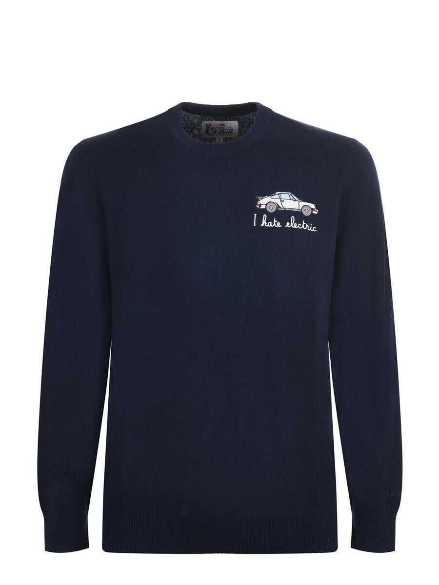 Pulovere Mc2 Saint Barth MC2 Saint Barth  Sweater BLUE Barbati (BM 19232886) 1