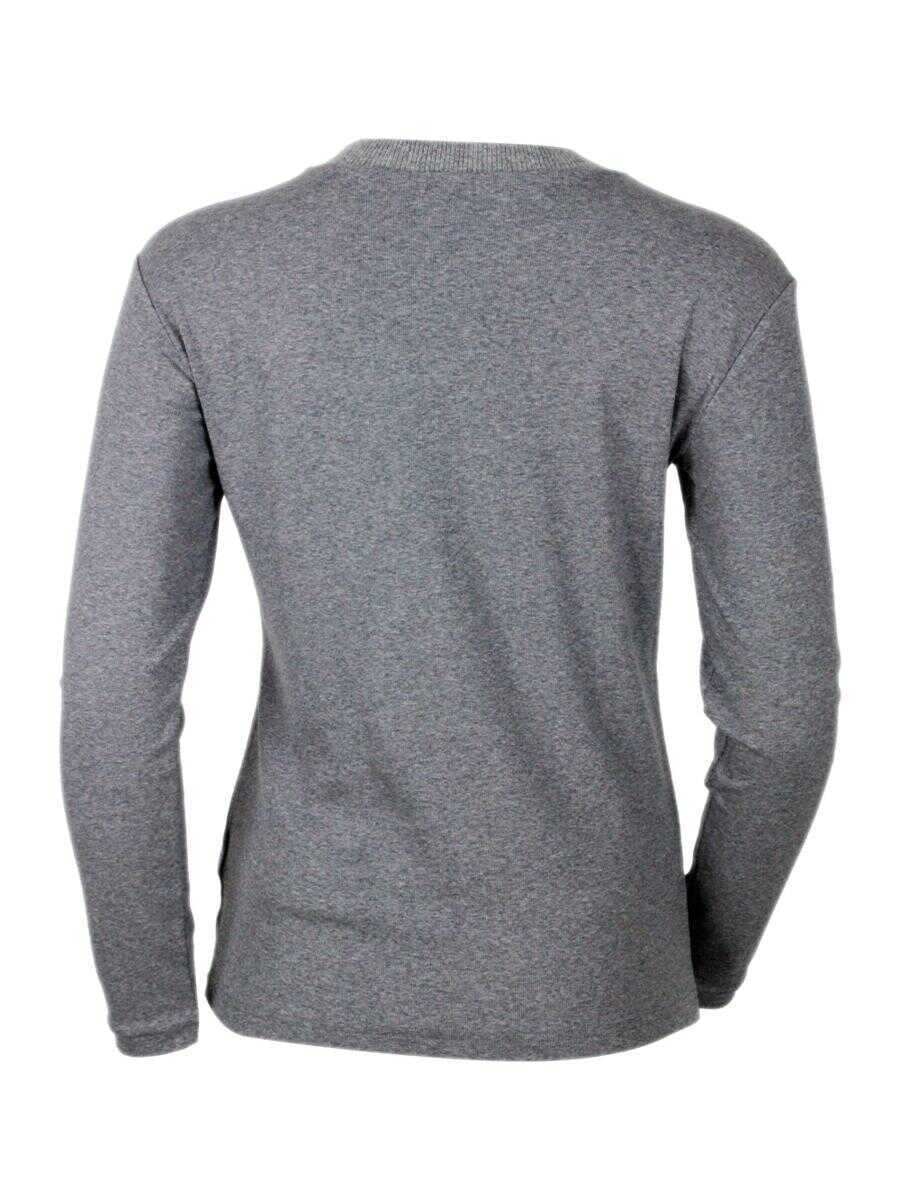 Topuri Fabiana Filippi Fabiana Filippi T-Shirts And Polos GREY Femei (BM 19233030) 3