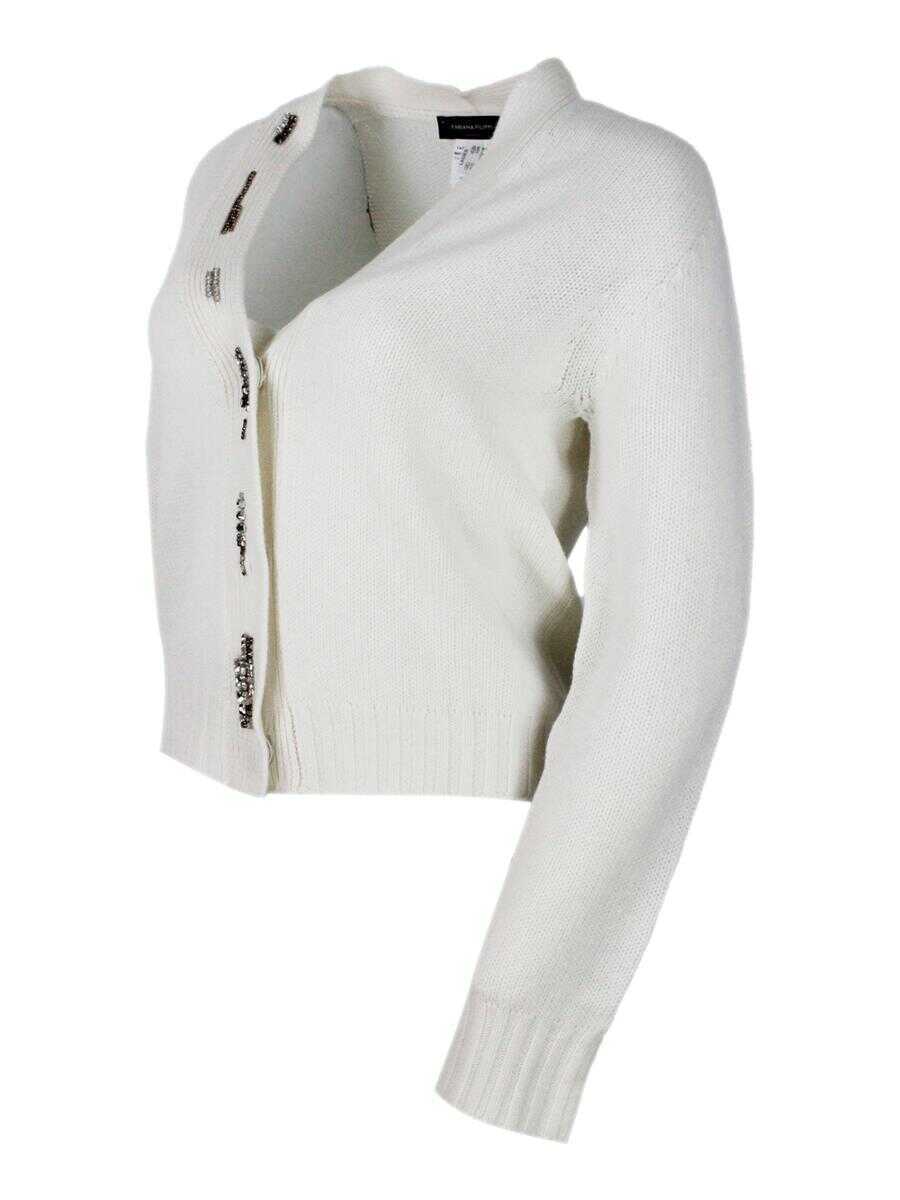 Pulovere Fabiana Filippi Fabiana Filippi Sweaters WHITE Femei (BM 19233444) 2