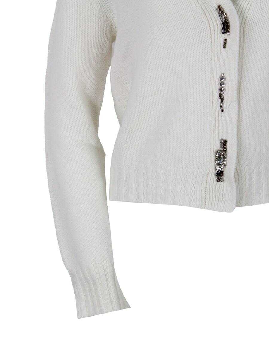 Pulovere Fabiana Filippi Fabiana Filippi Sweaters WHITE Femei (BM 19233444) 4