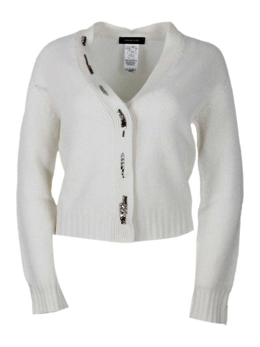 Pulovere Fabiana Filippi Fabiana Filippi Sweaters WHITE Femei (BM 19233444) 1