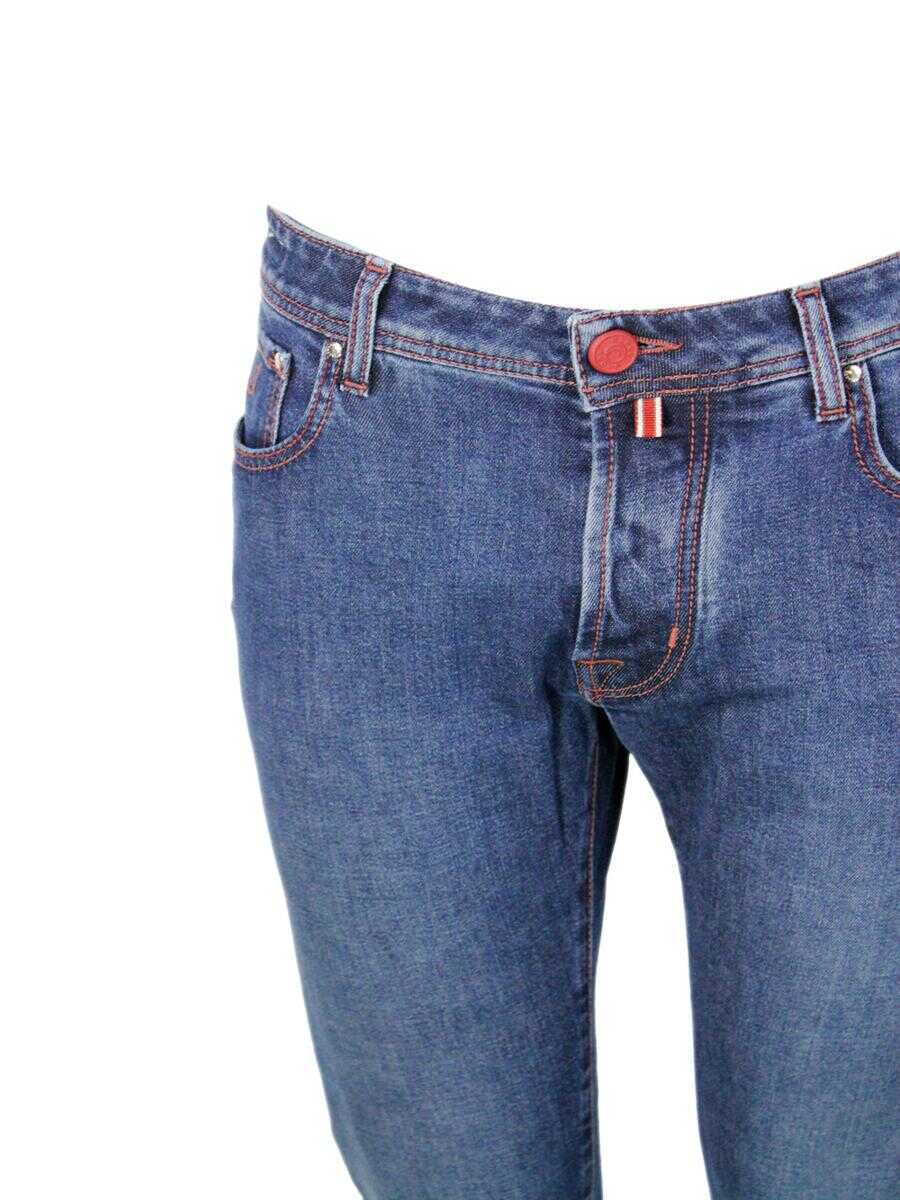 Blugi Jacob Cohen Jacob Cohen Jeans Navy Barbati (BM 19233762) 4