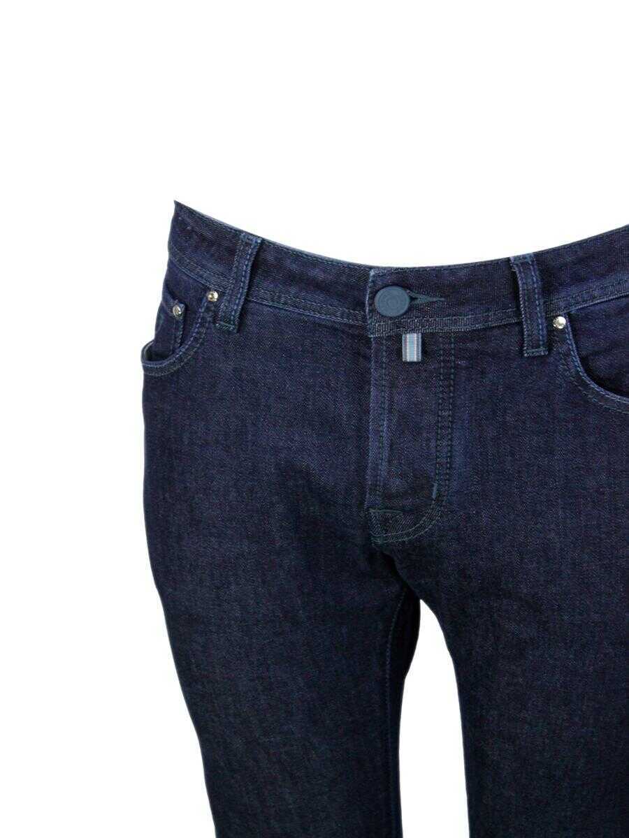 Pantaloni Jacob Cohen Jacob Cohen Trousers Navy Barbati (BM 19233765) 4