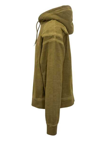 Bluze de trening DSQUARED2 DSQUARED2 Dsquared2 Brown Logo Hoodie BROWN Barbati (BM 19233882) 2