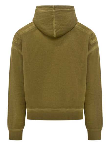 Bluze de trening DSQUARED2 DSQUARED2 Dsquared2 Brown Logo Hoodie BROWN Barbati (BM 19233882) 3