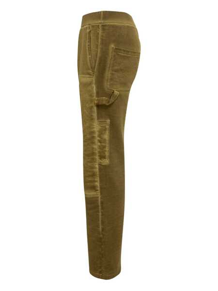 Pantaloni DSQUARED2 DSQUARED2 Barrow Brown Velvet Cargo Pants BROWN Barbati (BM 19233888) 3