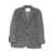 DUNST Dunst Wool Blend Single-Breasted Blazer Jacket GREY