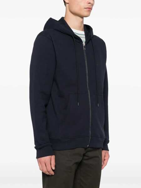 Bluze de trening Dondup Dondup Hoodie Full Zip Basic Fleece Clothing BLUE Barbati (BM 19234149) 3