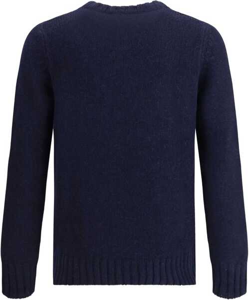 Pulovere ARAGONA CASHMERE Crewneck Wool Sweater BLUNOTTE Barbati (BM 19234379) 2