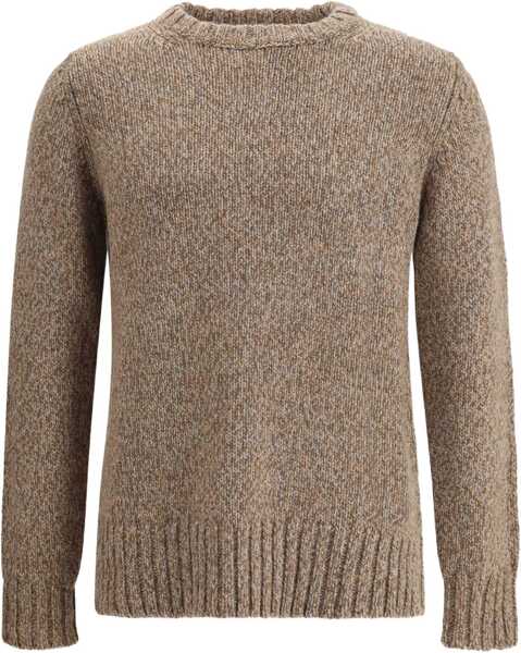 Pulovere ARAGONA CASHMERE Crewneck Wool Sweater GRIGIORHUM Barbati (BM 19234385) 1