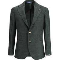 Sacouri Single-breasted Blazer in mélange fabric Barbati