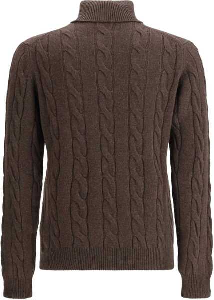 Pulovere ARAGONA CASHMERE Braided Turtleneck Sweater MARMOTTA Barbati (BM 19234403) 2