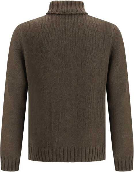 Pulovere ARAGONA CASHMERE Braided-knit Turtleneck Sweater LEGNOSO Barbati (BM 19234412) 2