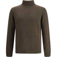 Pulovere Braided-knit Turtleneck Sweater Barbati