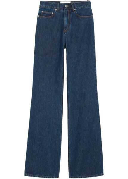 Blugi AMI Paris Flare fit Jeans in raw INDIGO Femei (BM 19234469) 1