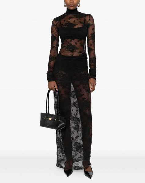 Salopete THE ANDAMANE Tessa sheer Lace Jumpsuit BLACK Femei (BM 19234475) 2