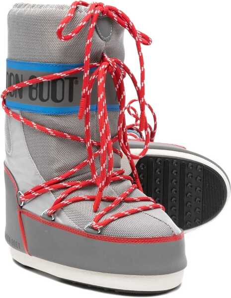 Ghete Moon Boot Icon Space Racing Boots GREY Baieti (BM 19234556) 2