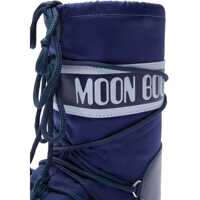 Ghete pentru Baieti - Ghete Moon Boot Boots With Icon Logo BLUE Baieti (BM 19234559) - B-mall.ro