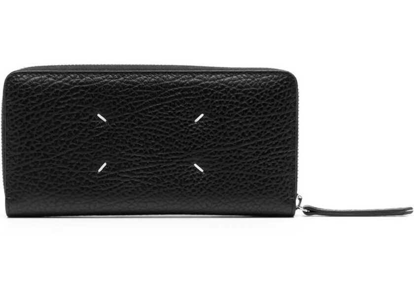 Portofele Maison Margiela Leather Wallet BLACK Barbati (BM 19234577) 2