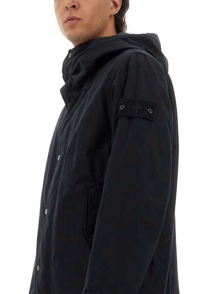 Jachete Stone Island Waterproof Jacket With Hood BLUE Barbati (BM 19234583) 4