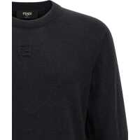 Pulovere Fendi pentru Barbati - Pulovere casual Fendi Ff Pullover In Virgin Wool GREY Barbati (BM 19234589) - B-mall.ro