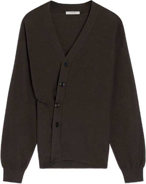 Cardigane LEMAIRE Relaxed Twisted Cardigan BROWN Barbati (BM 19234607) 1