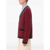 Cardigane pentru Barbati - Cardigane Valentino Garavani Toute La V Cardigan BLUE Barbati (BM 19234610) - B-mall.ro