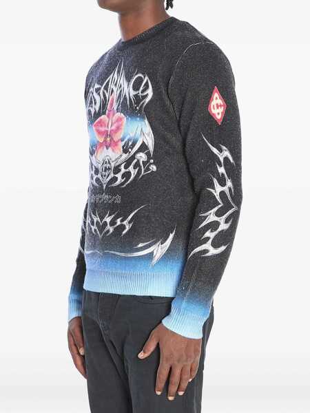 Pulovere Casablanca Sweater With Blades Print GREY Barbati (BM 19234613) 2