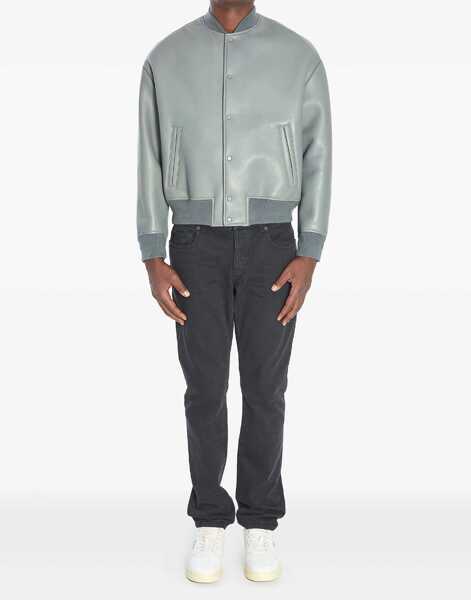 Bomber jacket Salvatore Santoro Bomber Jacket In Plong Nappa Leather GREY Barbati (BM 19234628) 2