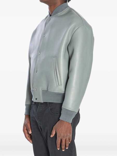 Bomber jacket Salvatore Santoro Bomber Jacket In Plong Nappa Leather GREY Barbati (BM 19234628) 3
