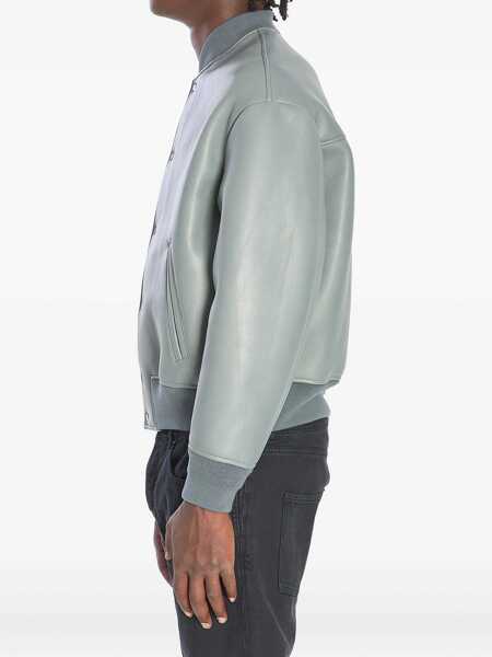 Bomber jacket Salvatore Santoro Bomber Jacket In Plong Nappa Leather GREY Barbati (BM 19234628) 4