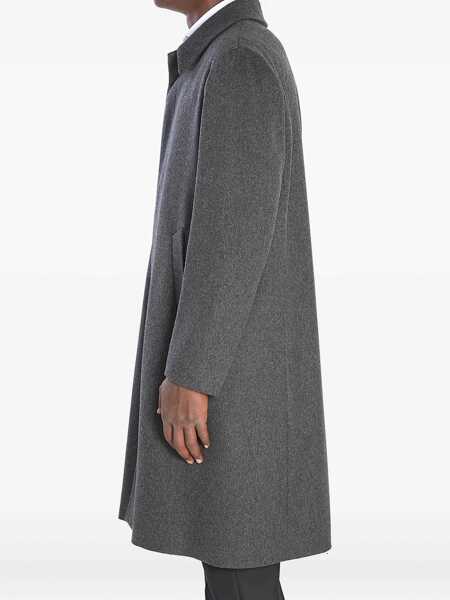 Paltoane Lardini Virgin Wool Coat GREY Barbati (BM 19234661) 3