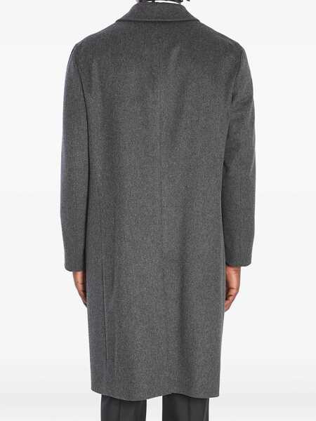 Paltoane Lardini Virgin Wool Coat GREY Barbati (BM 19234661) 4