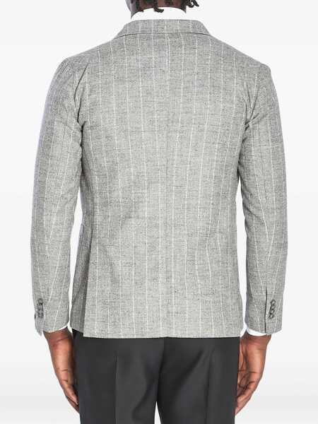 Sacouri Tagliatore Montecarlo Double-Breasted Jacket GREY Barbati (BM 19234664) 4