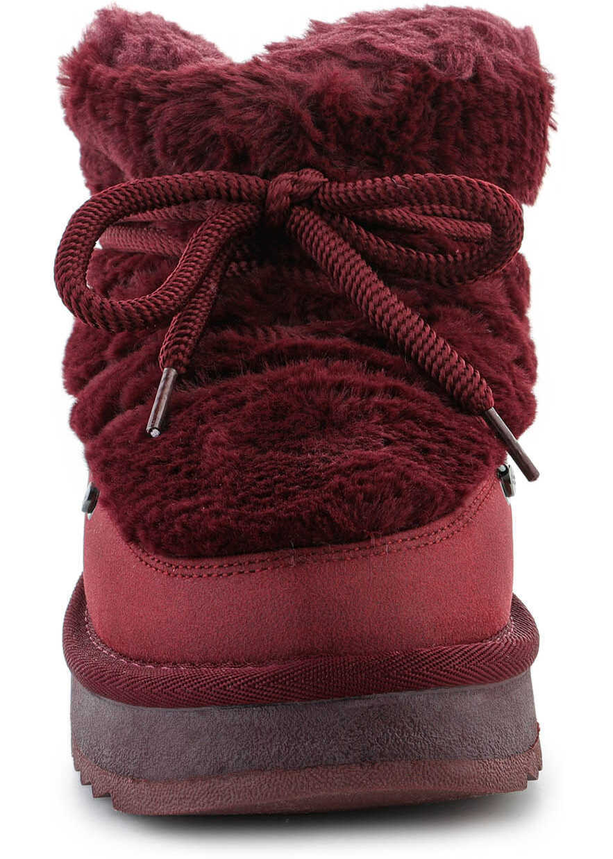 Cizme de iarna D.Franklin Nordic TRK Fur Low Burgundy Burgundy Femei (BM 19234691) 2