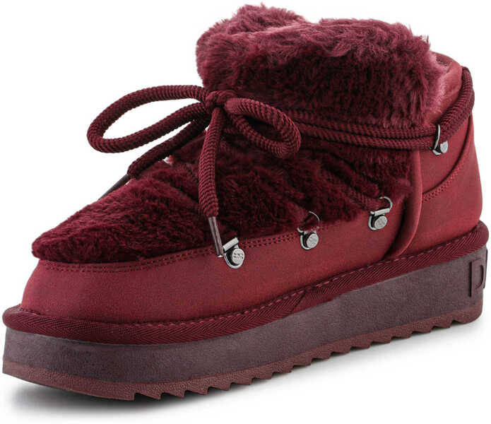Cizme de iarna D.Franklin Nordic TRK Fur Low Burgundy Burgundy Femei (BM 19234691) 3