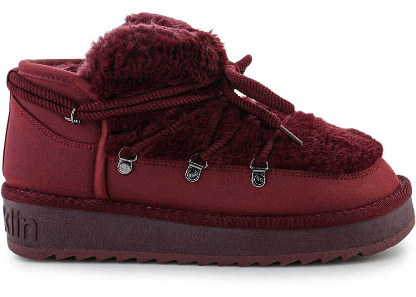 Cizme de iarna D.Franklin Nordic TRK Fur Low Burgundy Burgundy Femei (BM 19234691) 6