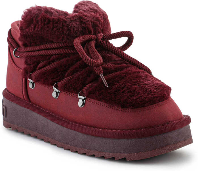 Cizme de iarna D.Franklin Nordic TRK Fur Low Burgundy Burgundy Femei (BM 19234691) 1