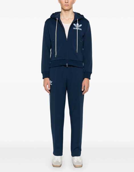 Pantaloni de trening adidas Wales Bonner Solid Color Joggers With Fleece Lining And Cont Blue Barbati (BM 19234742) 2