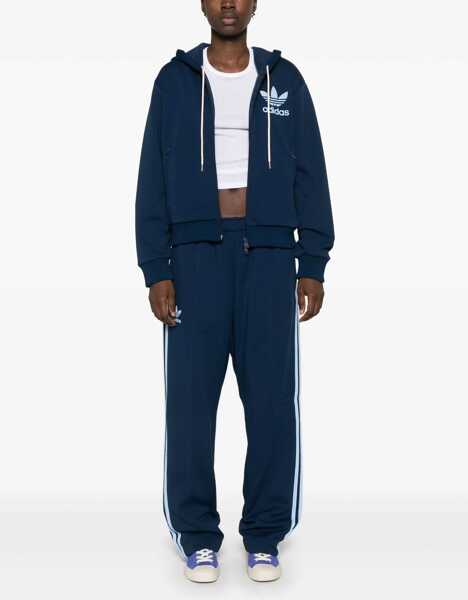 Pantaloni de trening adidas Wales Bonner Solid Color Joggers With Fleece Lining And Cont Blue Barbati (BM 19234742) 3