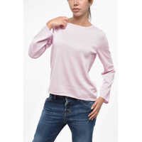 Pulovere Solid Color Crew-Neck Sweater Femei