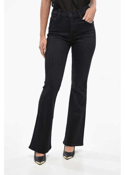 Blugi drepti MOTHER Boot Cut The Weekender Jeans With Ton On Ton Button 25Cm Black Femei (BM 19234760) 1